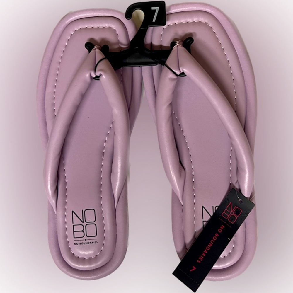 Purple sandals